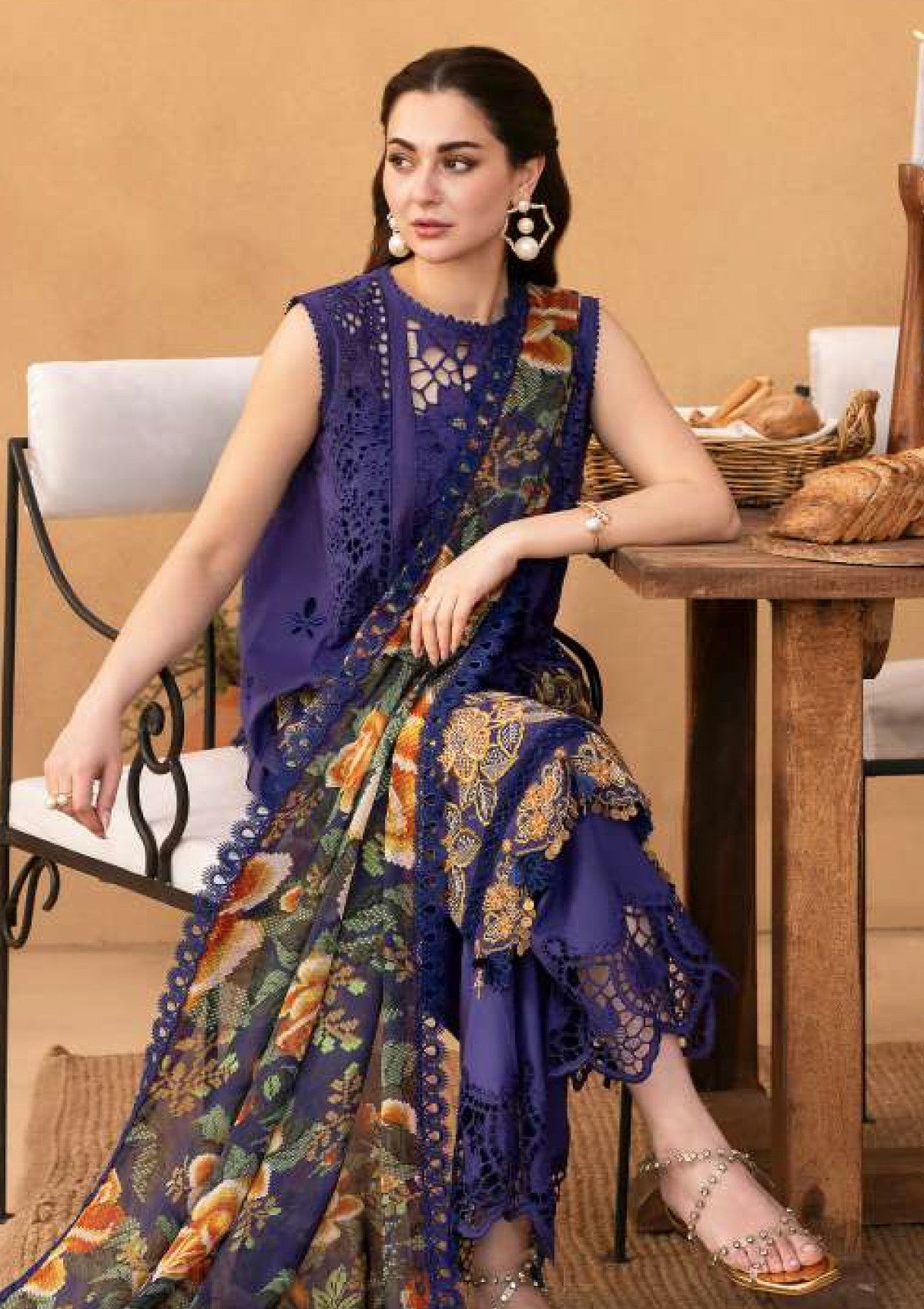 Lawn - Saira Rizwan - Luxury Unstitched 25 - SRL#01 - Aimee