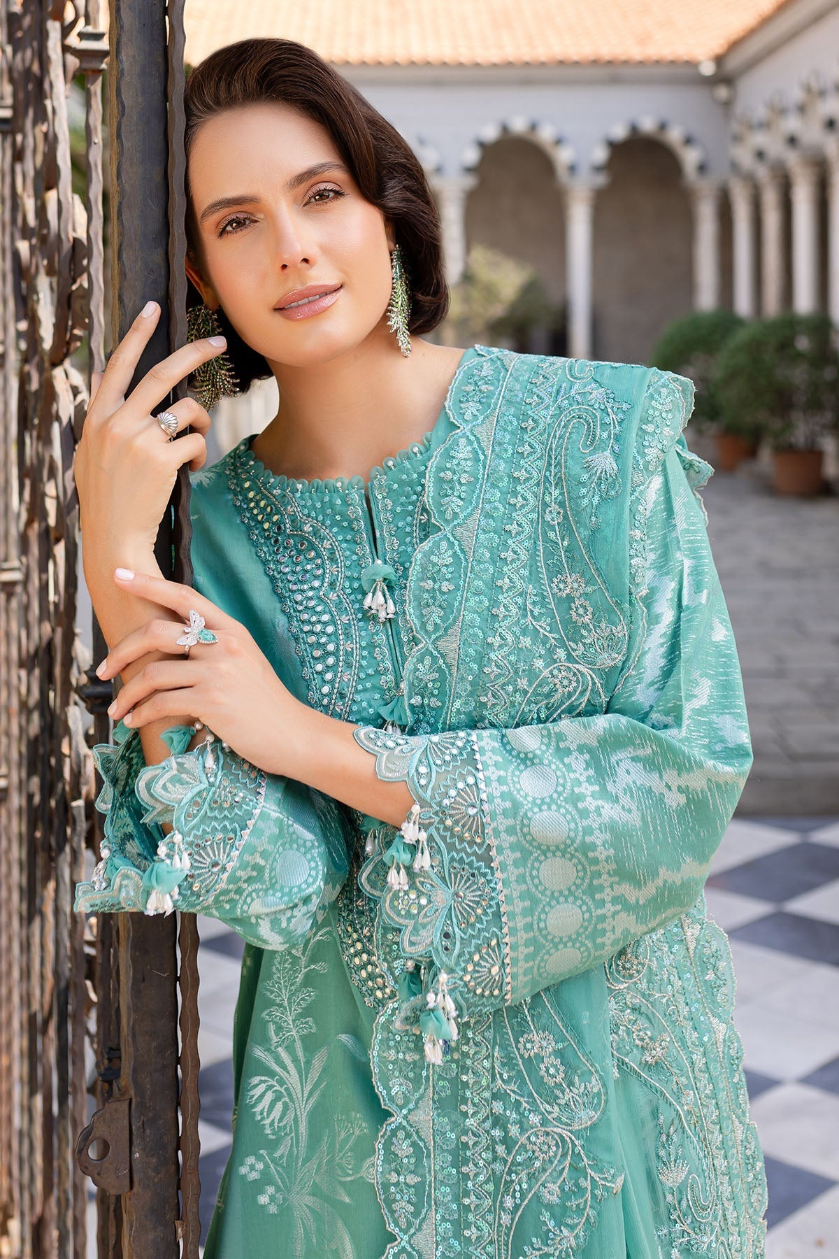 Nureh | Lawn Jacquard | NE-157 - Official Nureh stockist in UK - Sakeena London