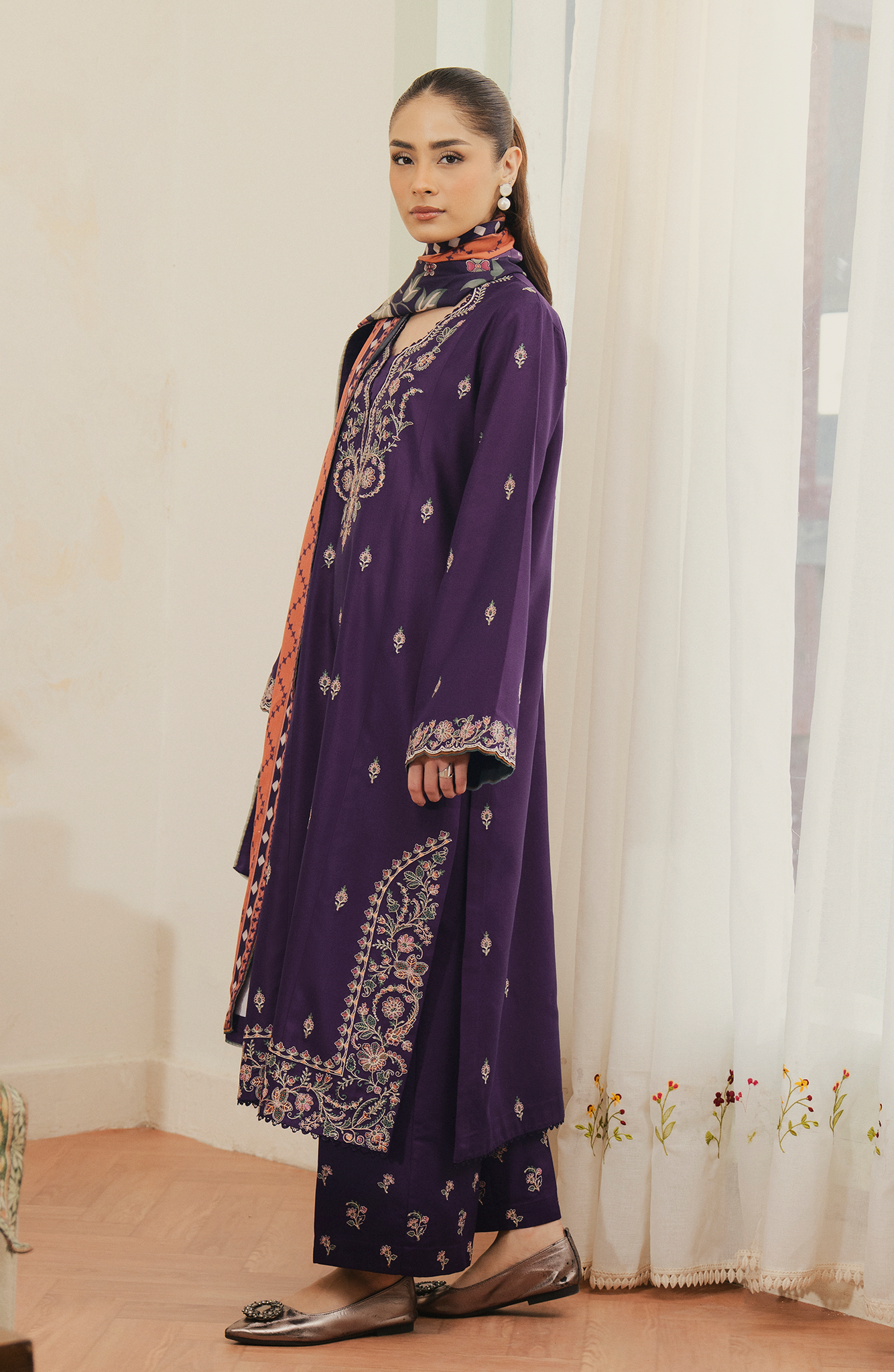 Seran | Winter Embroidered 25 | Aurese - Official Seran stockist in UK - Sakeena London