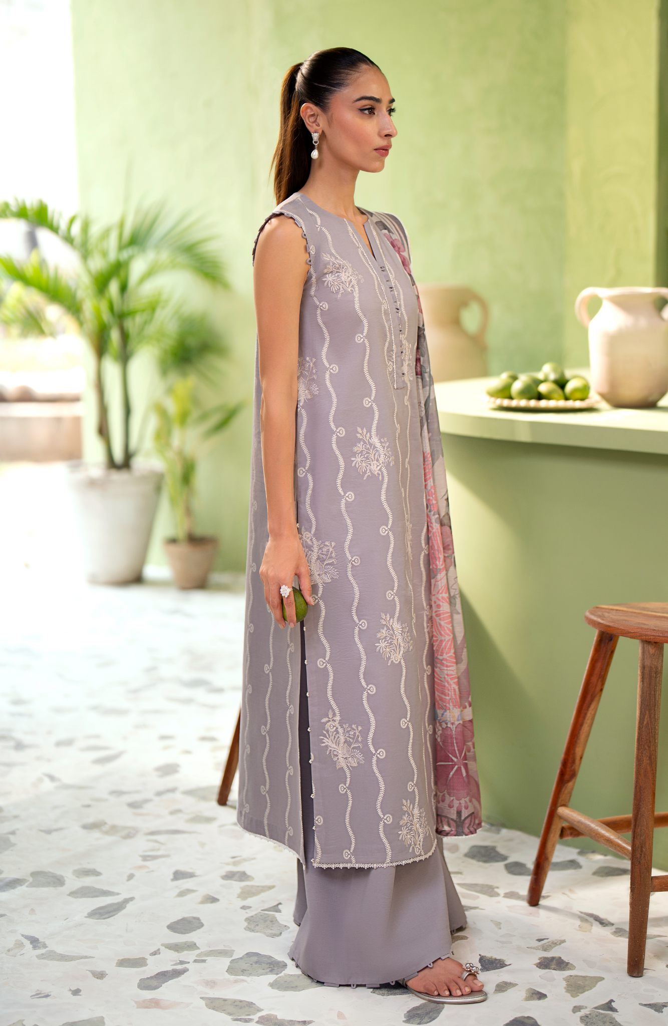 Seran | Artisan Lawn 25 | GRIS - Official Seran stockist in UK - Sakeena London