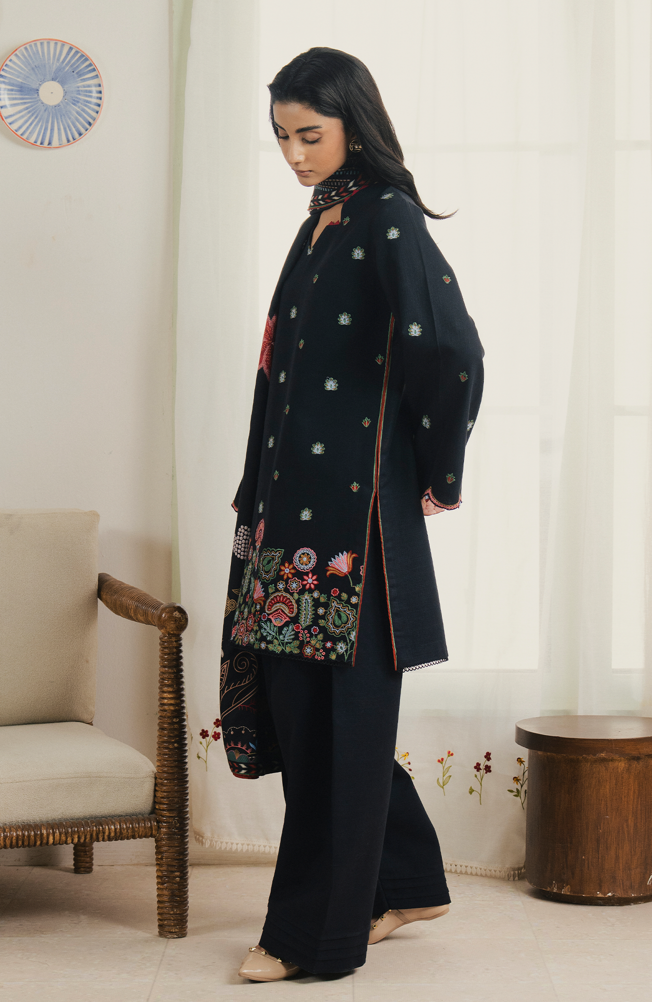 Seran | Winter Embroidered 25 | Nythea - Official Seran stockist in UK - Sakeena London