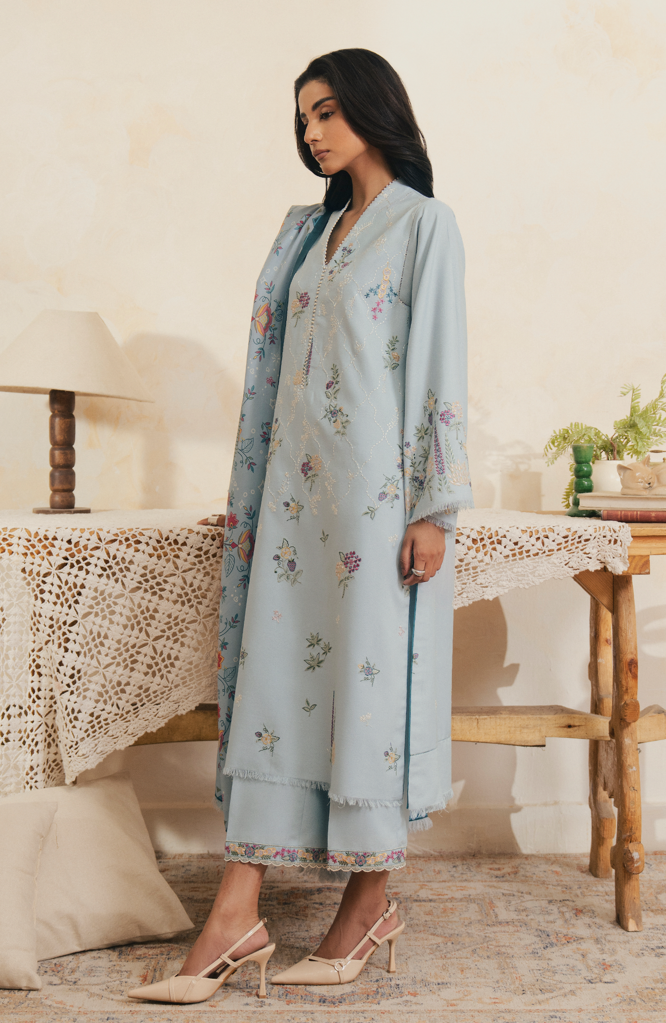 Seran | Winter Embroidered 25 | Alviera - Official Seran stockist in UK - Sakeena London