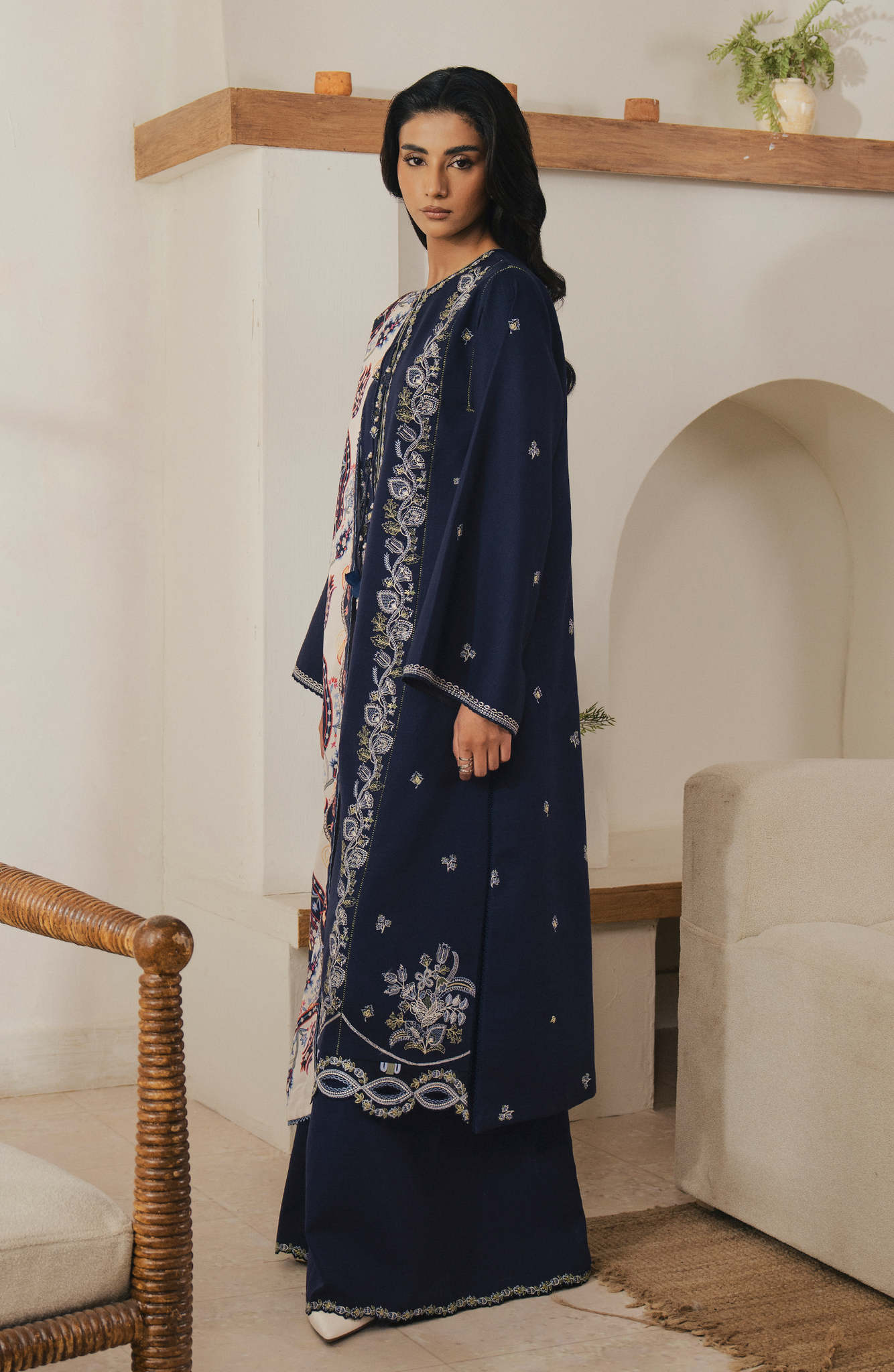 Seran | Winter Embroidered 25 | Arvyn - Official Seran stockist in UK - Sakeena London