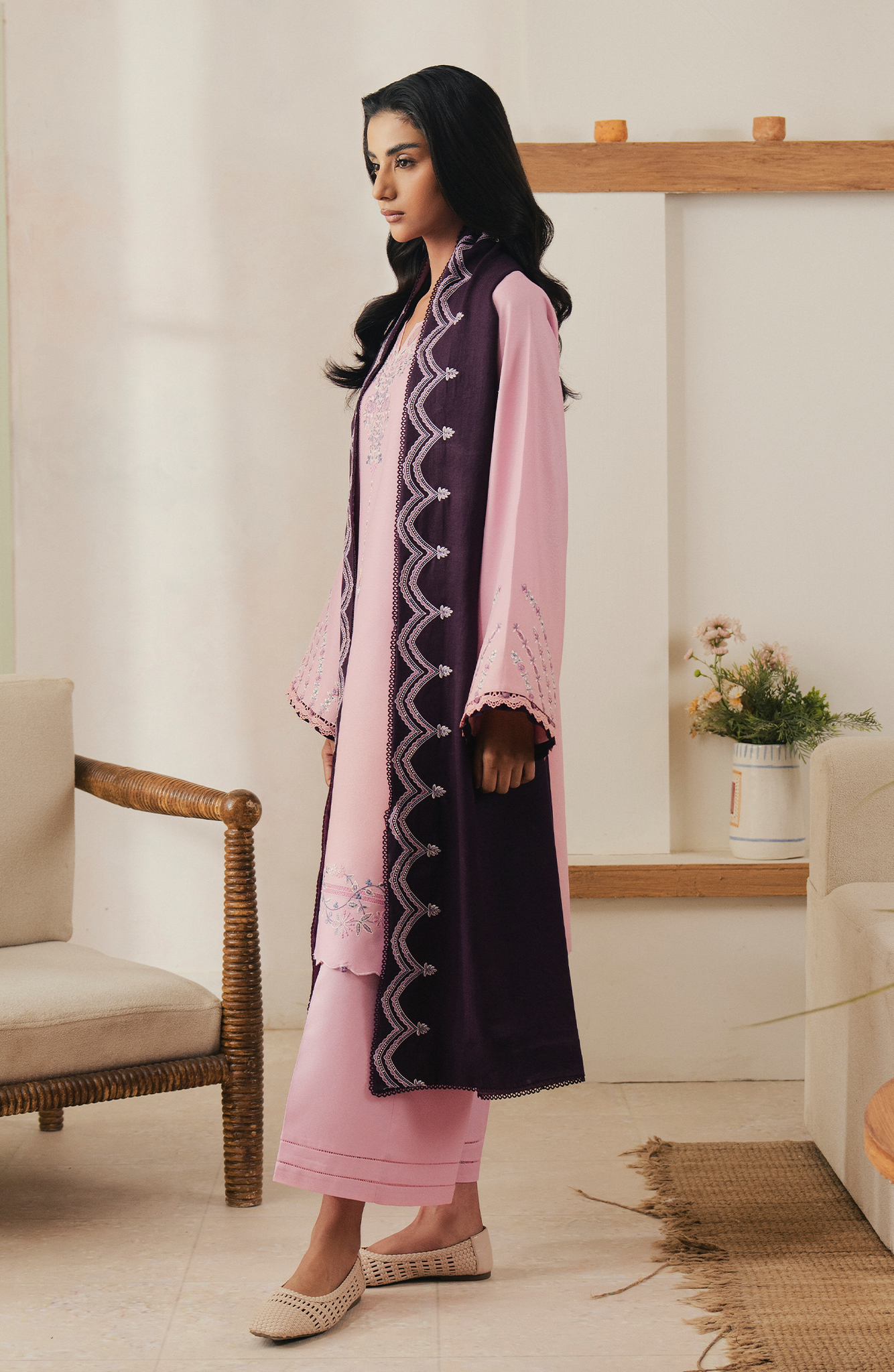 Seran | Winter Embroidered 25 | Rosayne - Official Seran stockist in UK - Sakeena London