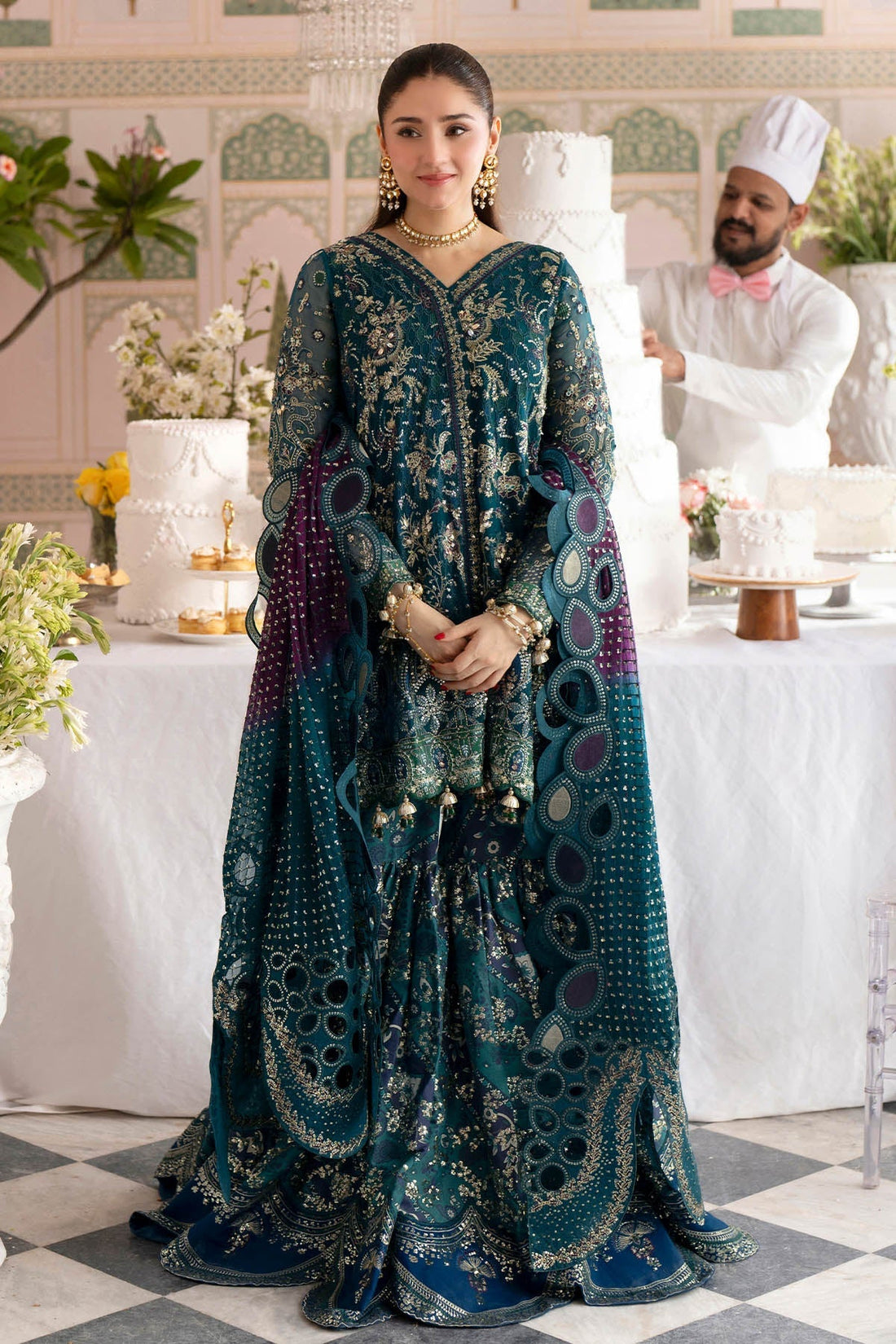 Nureh | Jhoomro Formals |NL-94 Amania by Nureh – Pakistani designer wear
