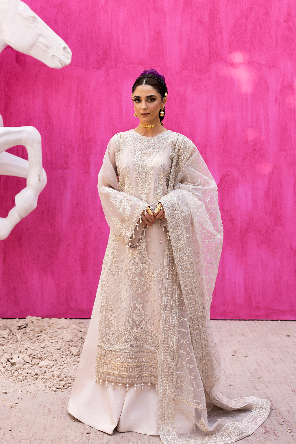Emaan Adeel I The Empress Wedding Formals I LUMESSE - Official Emaan Adeel stockist in UK - Sakeena London