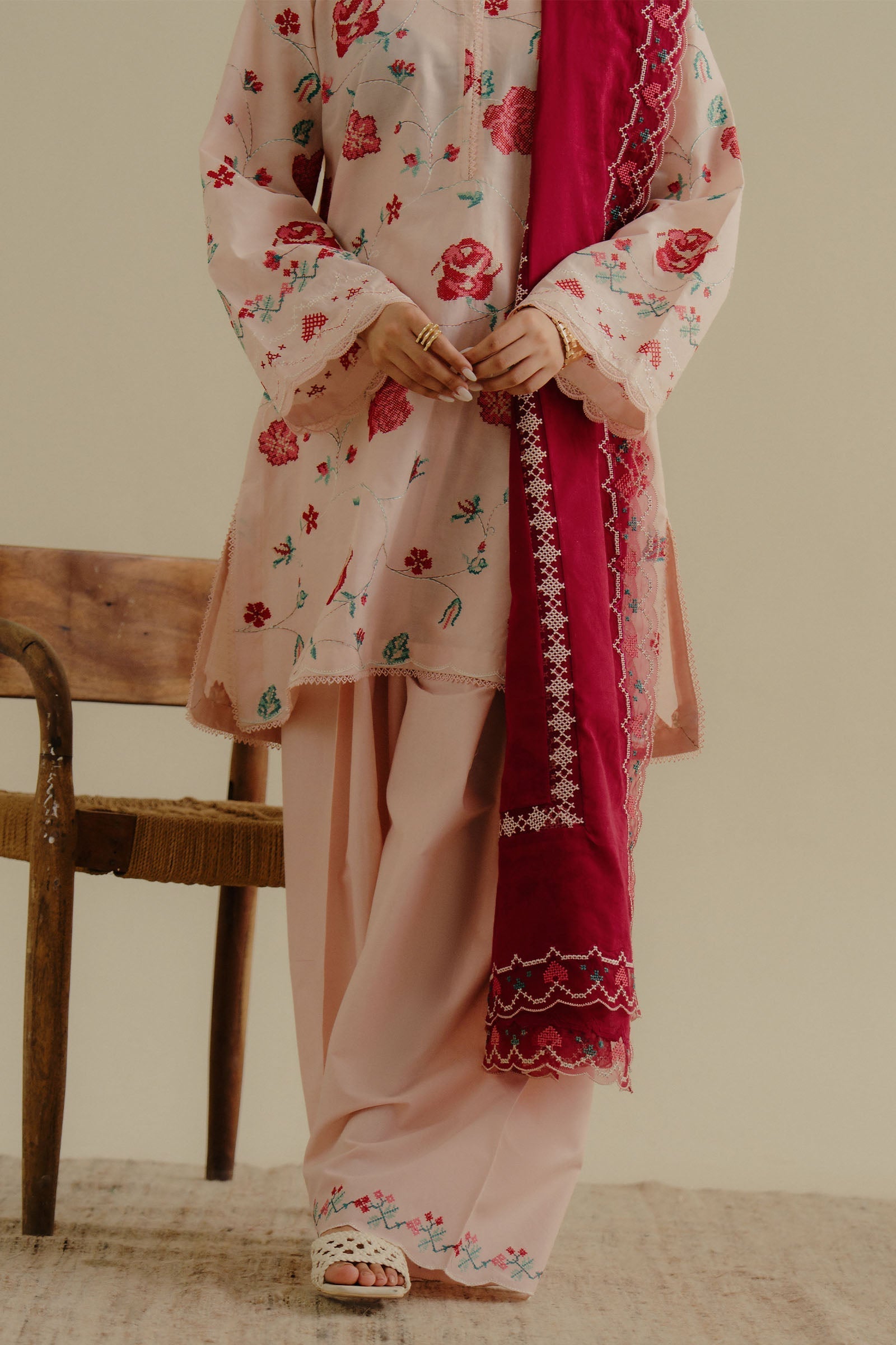Zara Shahjahan | Coco Lawn 25 | Zufra-6A - Official Zara Sahjahan stockist in UK - Sakeena London