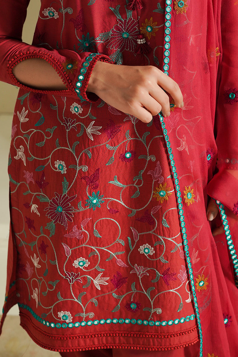 Cross Stitch | Mahiri Embroidered Lawn 24 | RUBY SKY - Official Cross Stitch stockist in UK - Sakeena London
