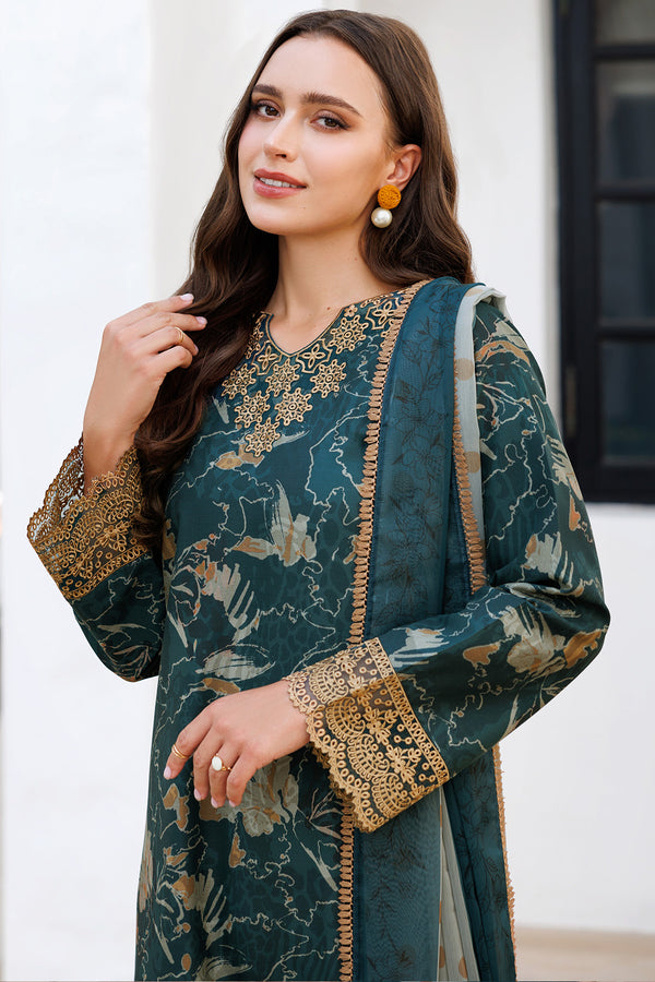 Farasha | Printed Essentials | Teal Bell - Official Farasha stockist in UK - Sakeena London