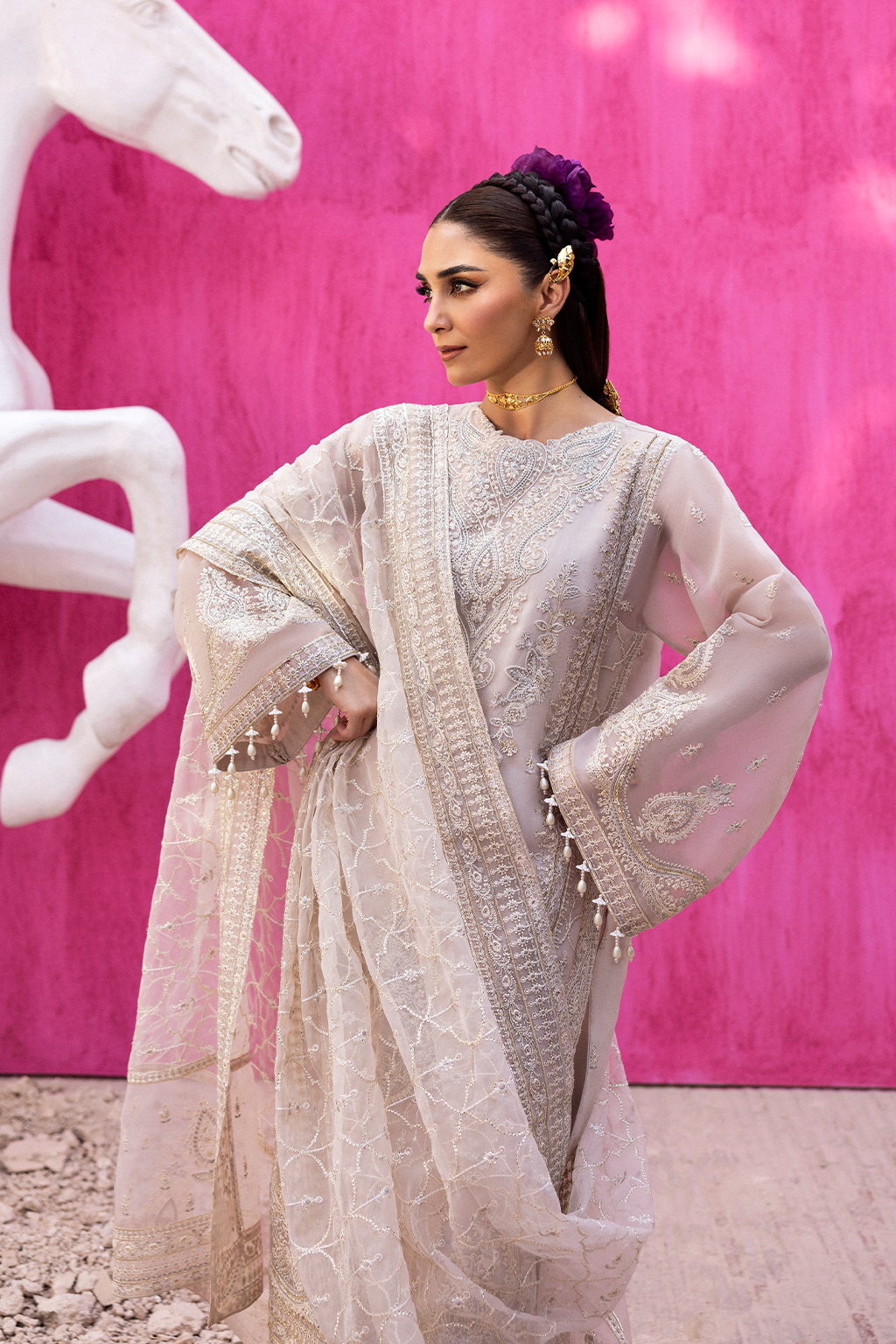 Emaan Adeel I The Empress Wedding Formals I LUMESSE - Official Emaan Adeel stockist in UK - Sakeena London