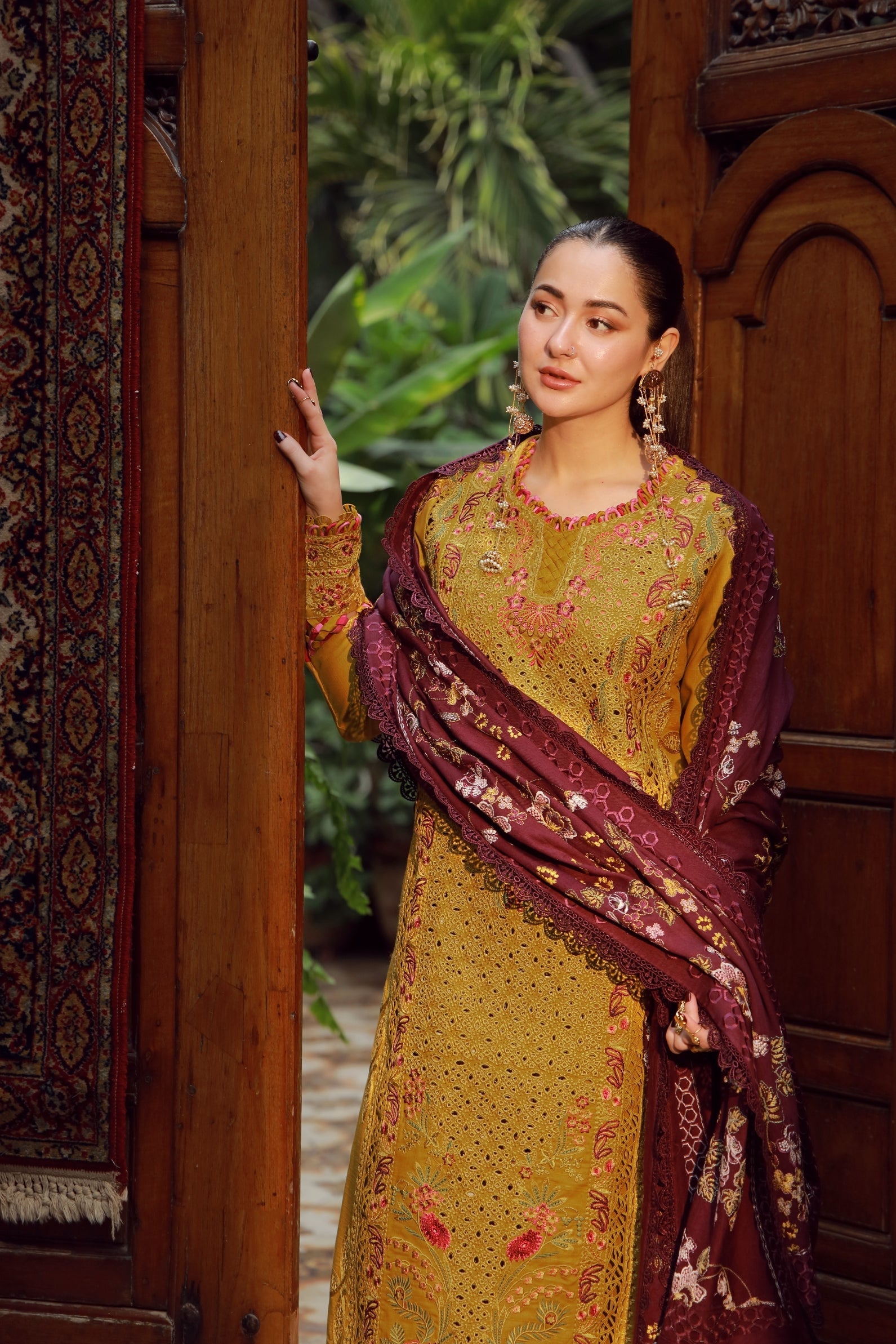 Maryam Hussain | Winter Shawl 25 | Soz - Official Maryam Hussain stockist in UK - Sakeena London