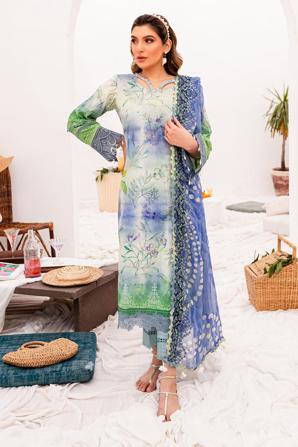 Nureh | Gardenia Lawn 24 | NSG-147 - Official Nureh stockist in UK - Sakeena London