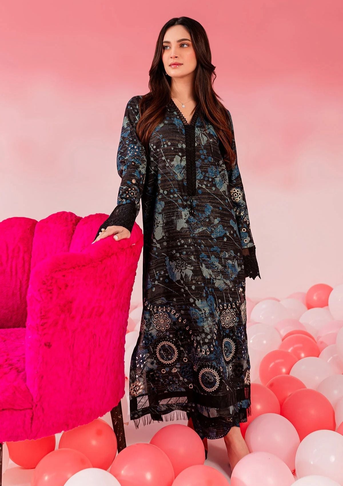 Lawn Collection - Nureh -  Ballerina 24 - NU2#143