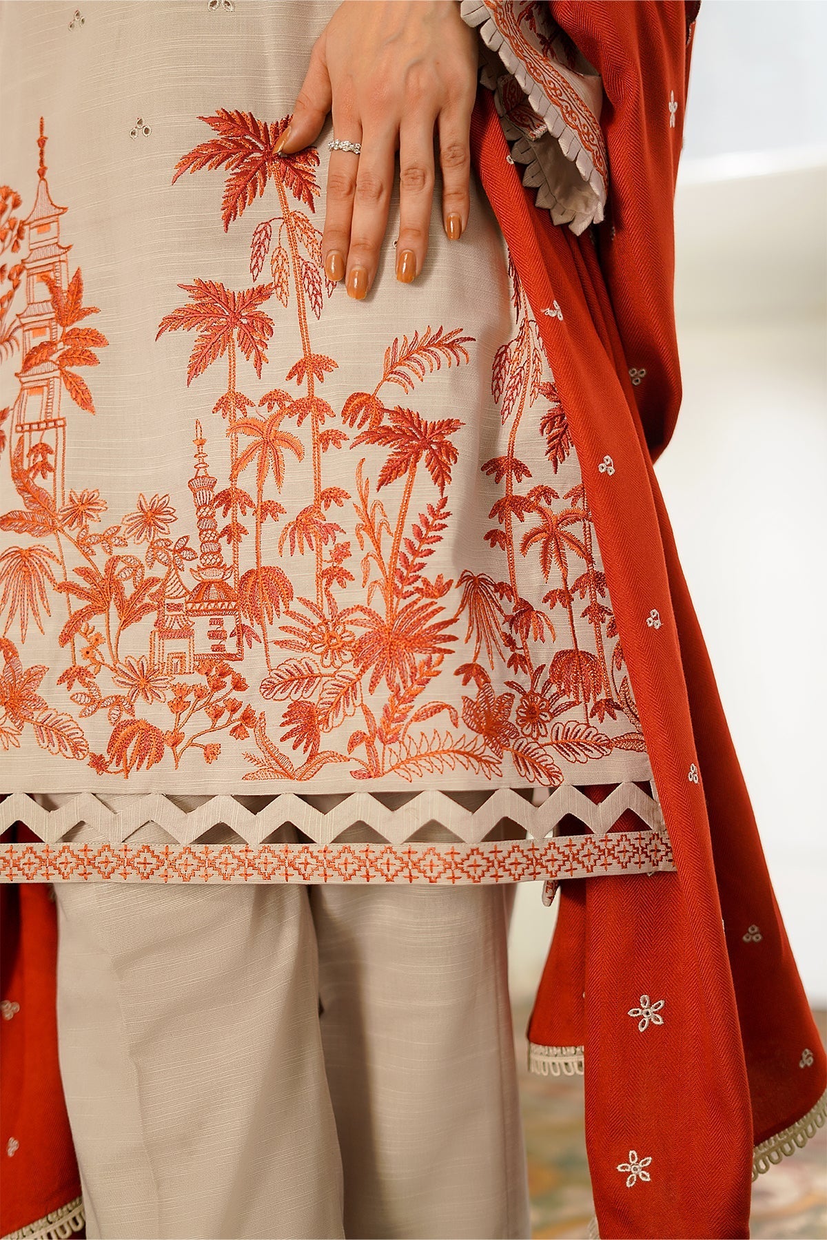 Sahar | Autumn Winter 2024 | Copper Cascade - Official Sahar stockist in UK - Sakeena London