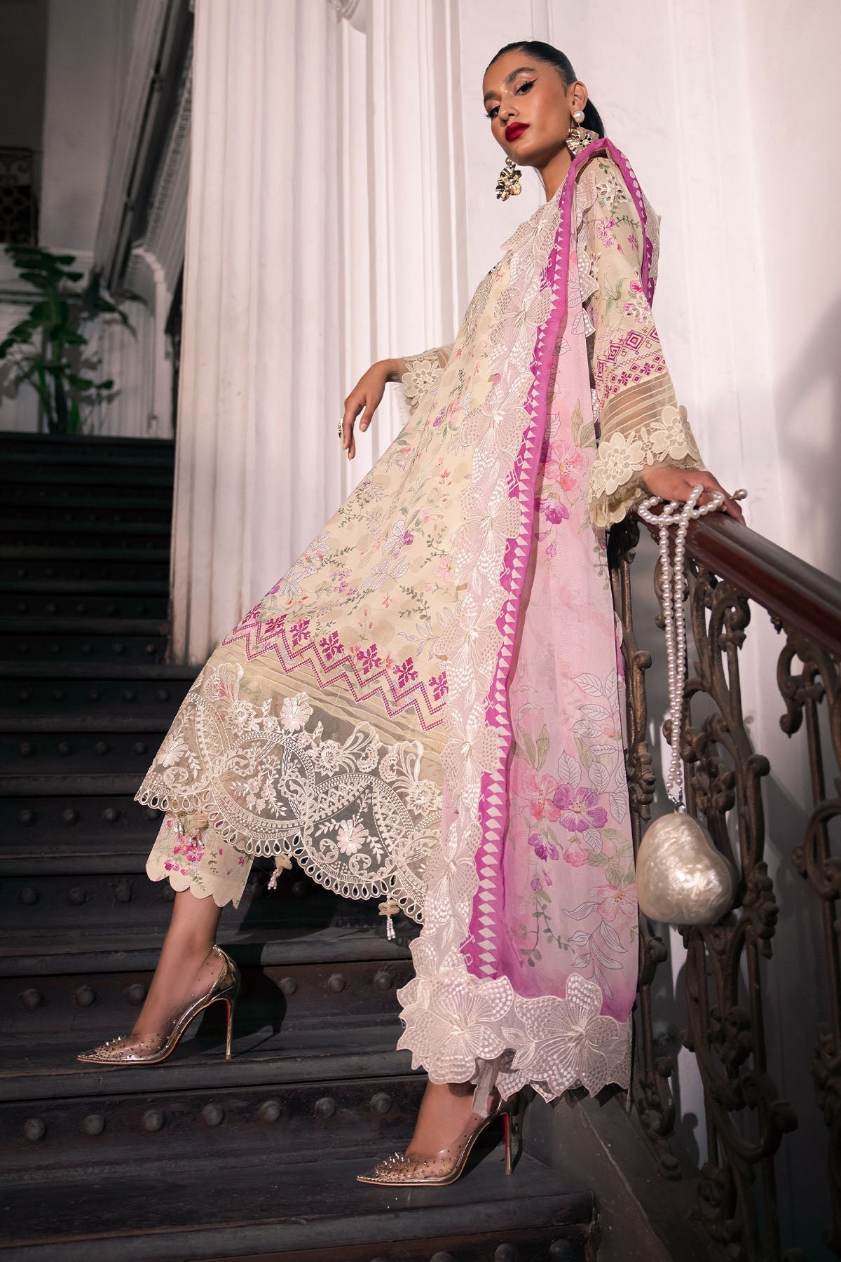 Nureh | Glam Girl Lawn | GL-14 - Official Nureh stockist in UK - Sakeena London