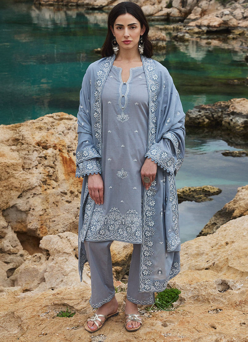 Image | Lawnkari 25 | Defne - Official Image stockist in UK - Sakeena London