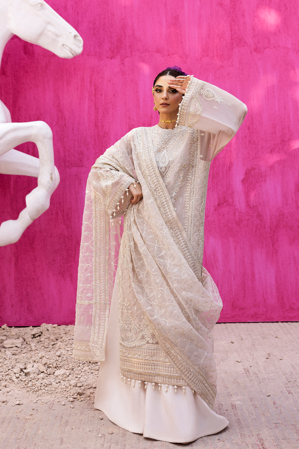 Emaan Adeel I The Empress Wedding Formals I LUMESSE - Official Emaan Adeel stockist in UK - Sakeena London