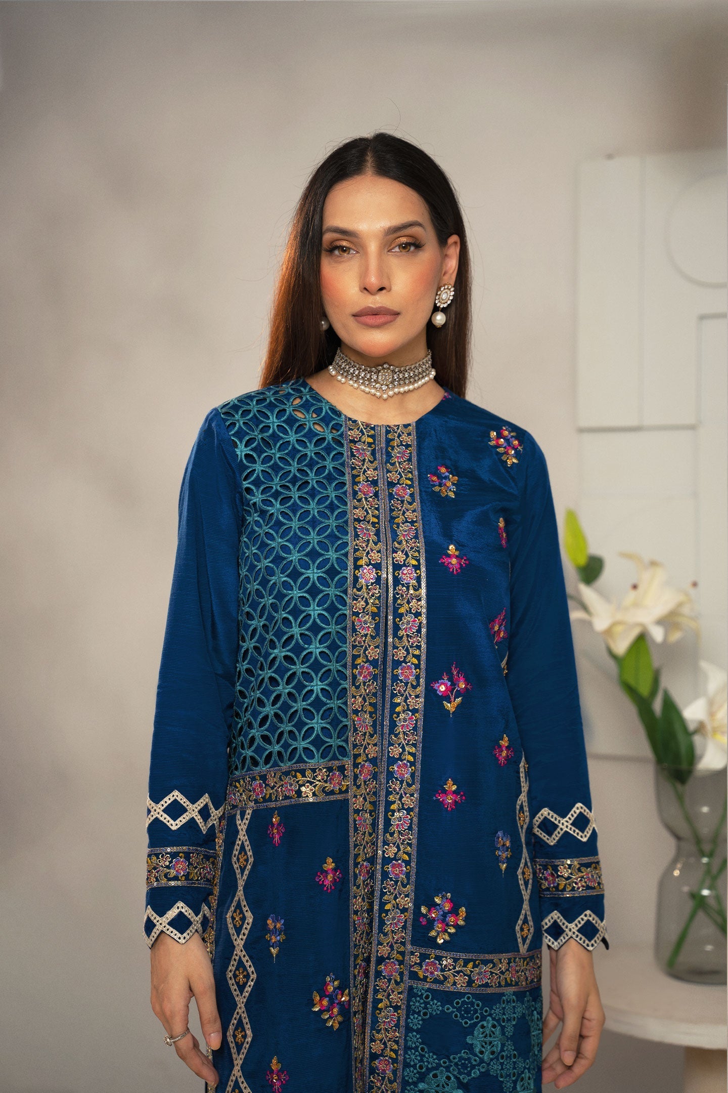 Fozia Khalid | Dilkash Festive Wear 25 | Laraib - Official Fozia Khalid stockist in UK - Sakeena London