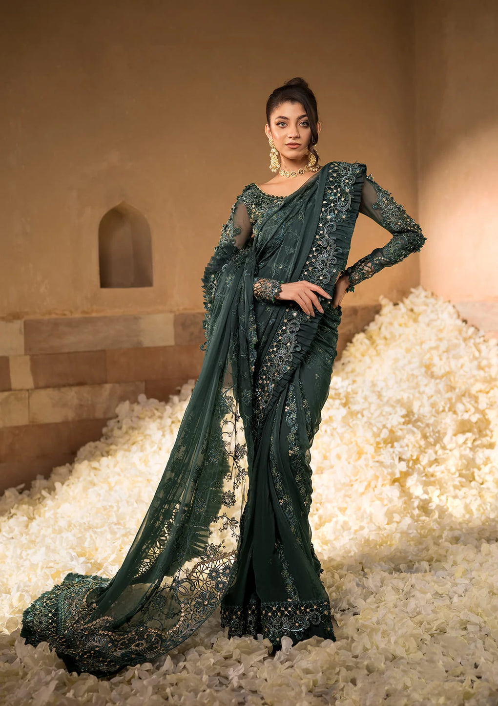 Elaf Premium | Formal Handwork Collection | EFH-01 JAHAN ARA - Official Elaf Premium stockist in UK - Sakeena London
