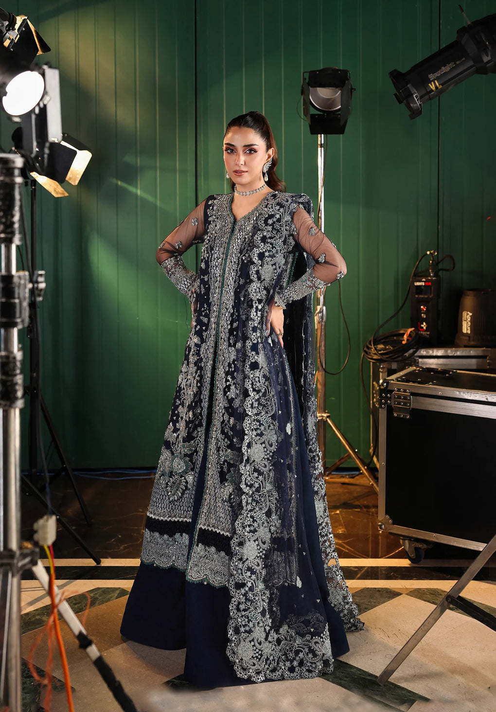 Elaf Premium | Stardom Formal Handwork 25 | ESH-06 SKYFALL - Official Elaf Premium stockist in UK - Sakeena London