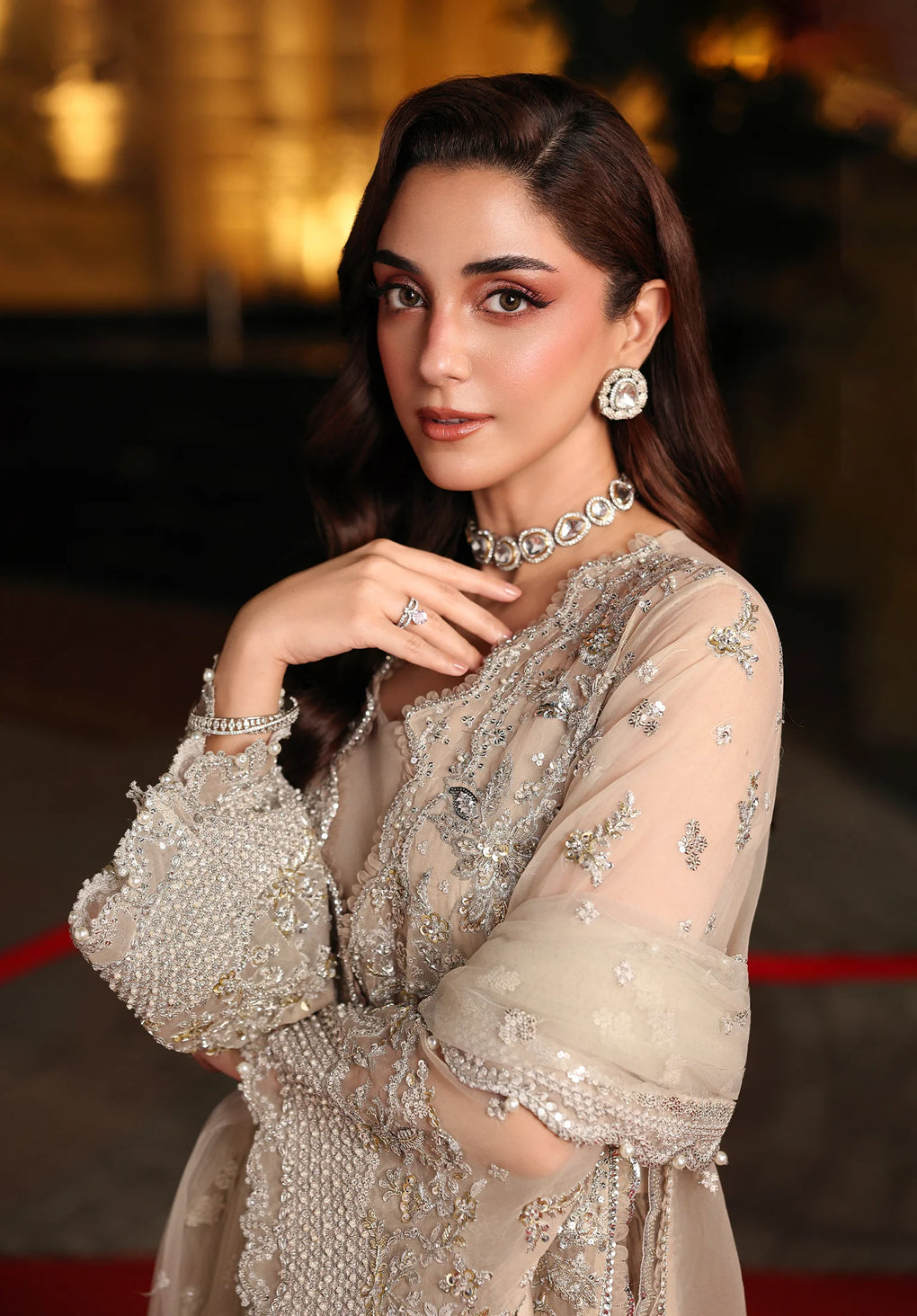 Elaf Premium | Stardom Formal Handwork 25 | ESH-08 STARDUST - Official Elaf Premium stockist in UK - Sakeena London