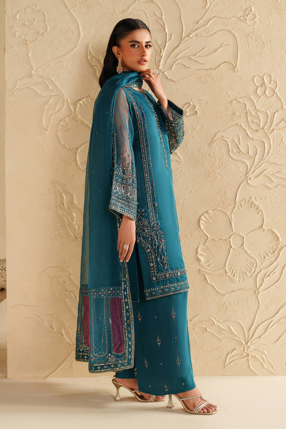 Naqshi | Feemora Organza Raw Silk | Rahmir - Official Naqshi stockist in UK - Sakeena London