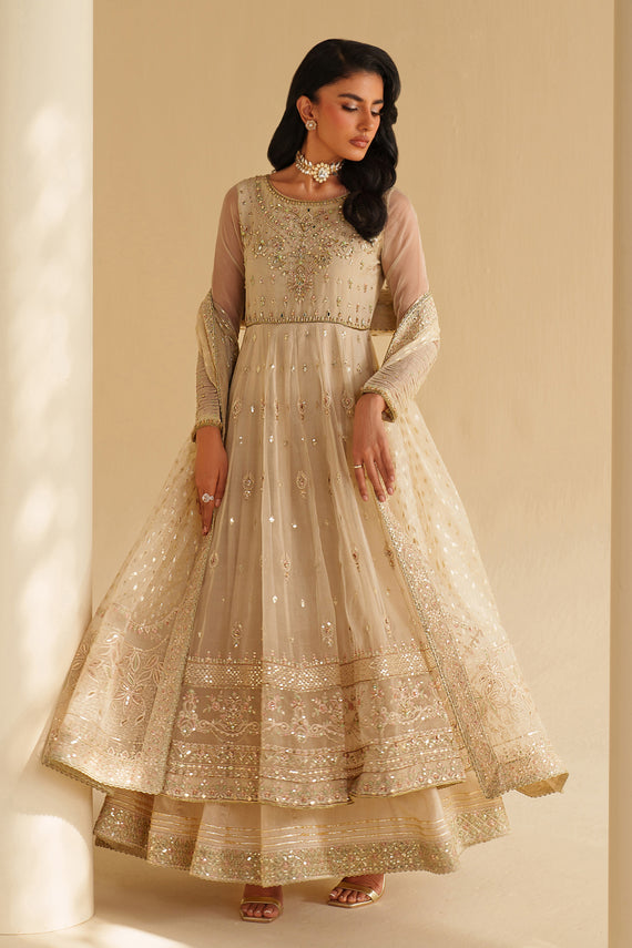 Naqshi | Feemora Organza Raw Silk | Aroha - Official Naqshi stockist in UK - Sakeena London