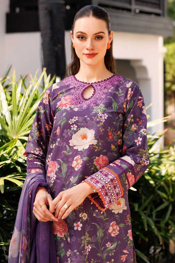 Farasha | Printed Essentials | Majestic Purple - Official Farasha stockist in UK - Sakeena London