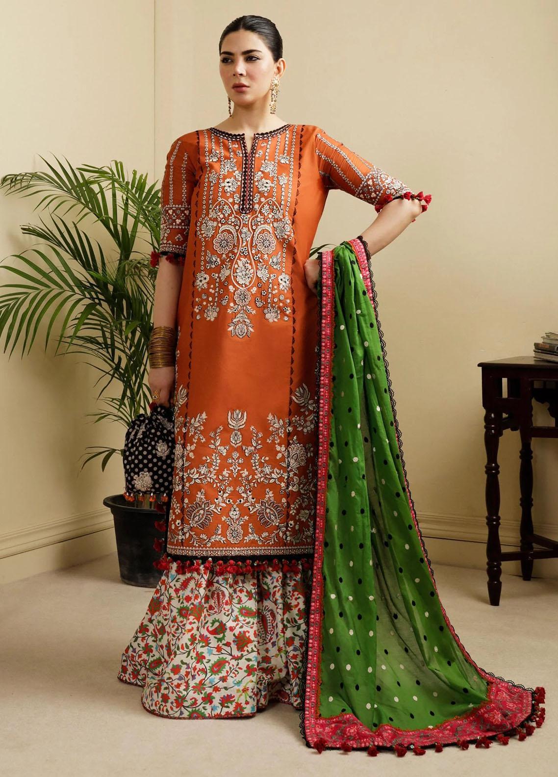 Hussain Rehar | Embroidered Lawn | STAR DUST - Official Hussain Rehar stockist in UK - Sakeena London