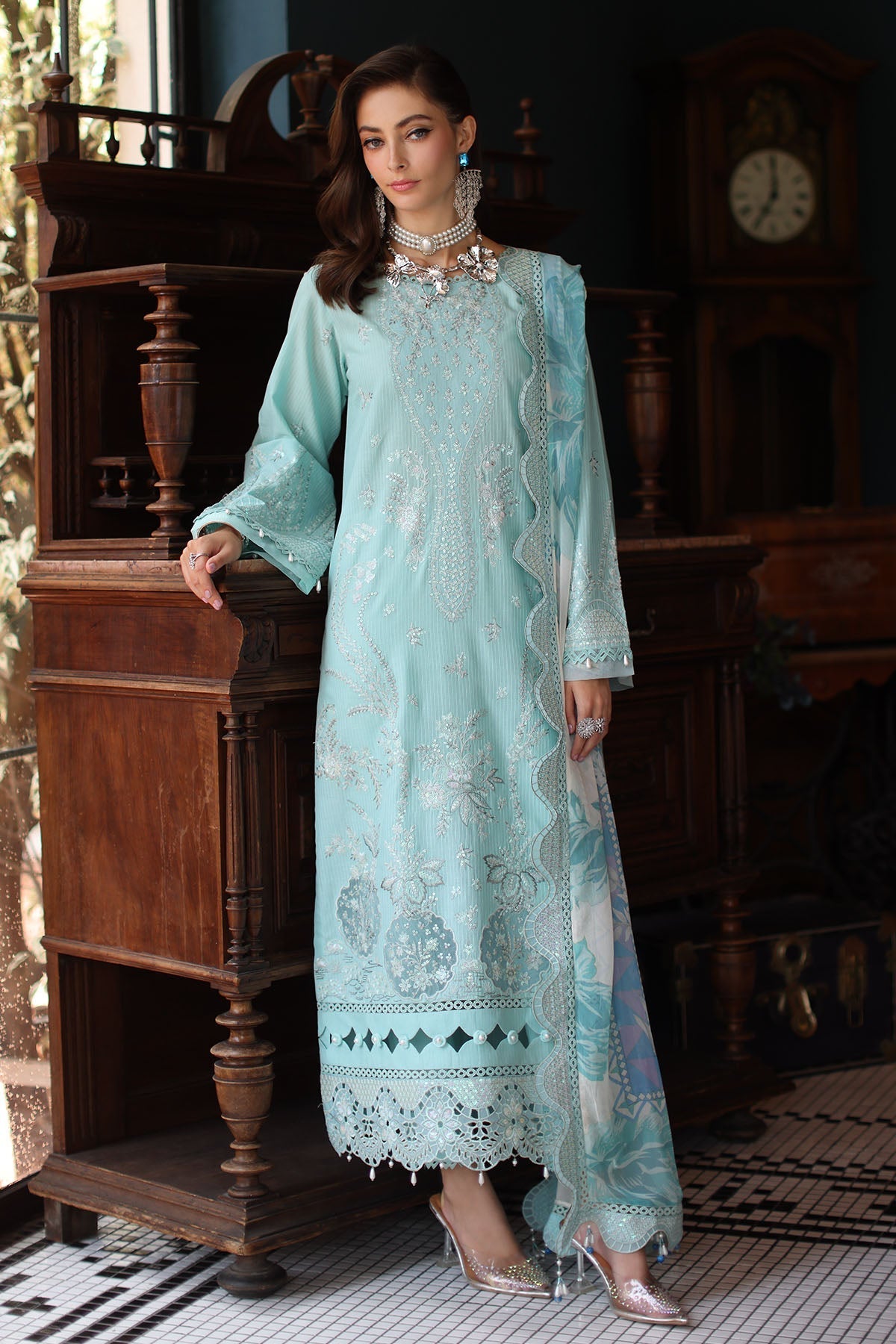 Nureh | Maya Lawn | NS-156 - Official Nureh stockist in UK - Sakeena London