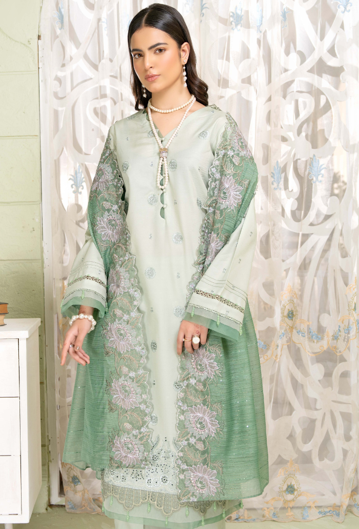 Humdum | Baad e Baharan Lawn | Baad e Baharan - D05 - Official HumDum stockist in UK - Sakeena London