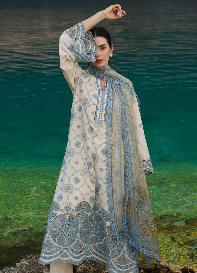 Image | Lawnkari 25 | Mila - Official Image stockist in UK - Sakeena London