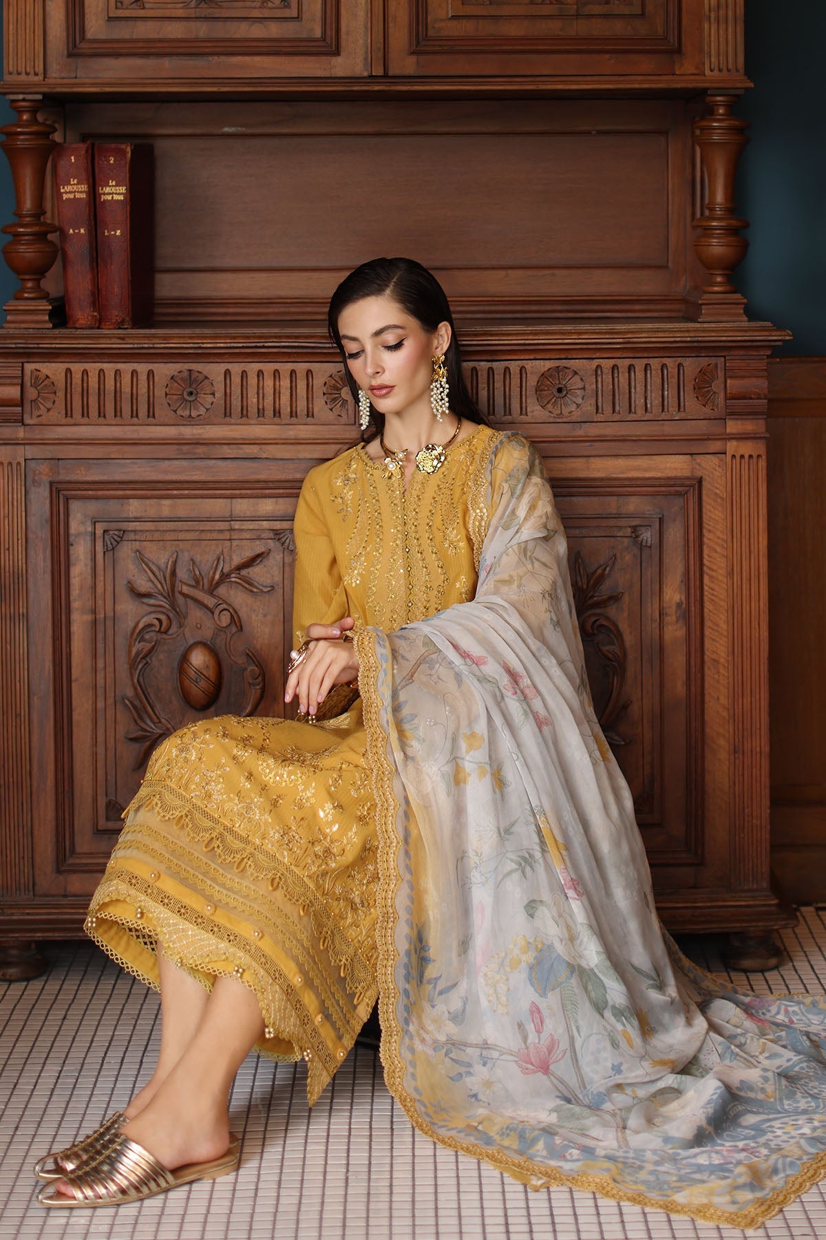Nureh | Maya Lawn | NS-155 - Official Nureh stockist in UK - Sakeena London