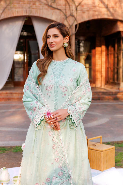 Farasha | Kaavish Lawn 24 | WHISPER MINT - Official Farasha stockist in UK - Sakeena London