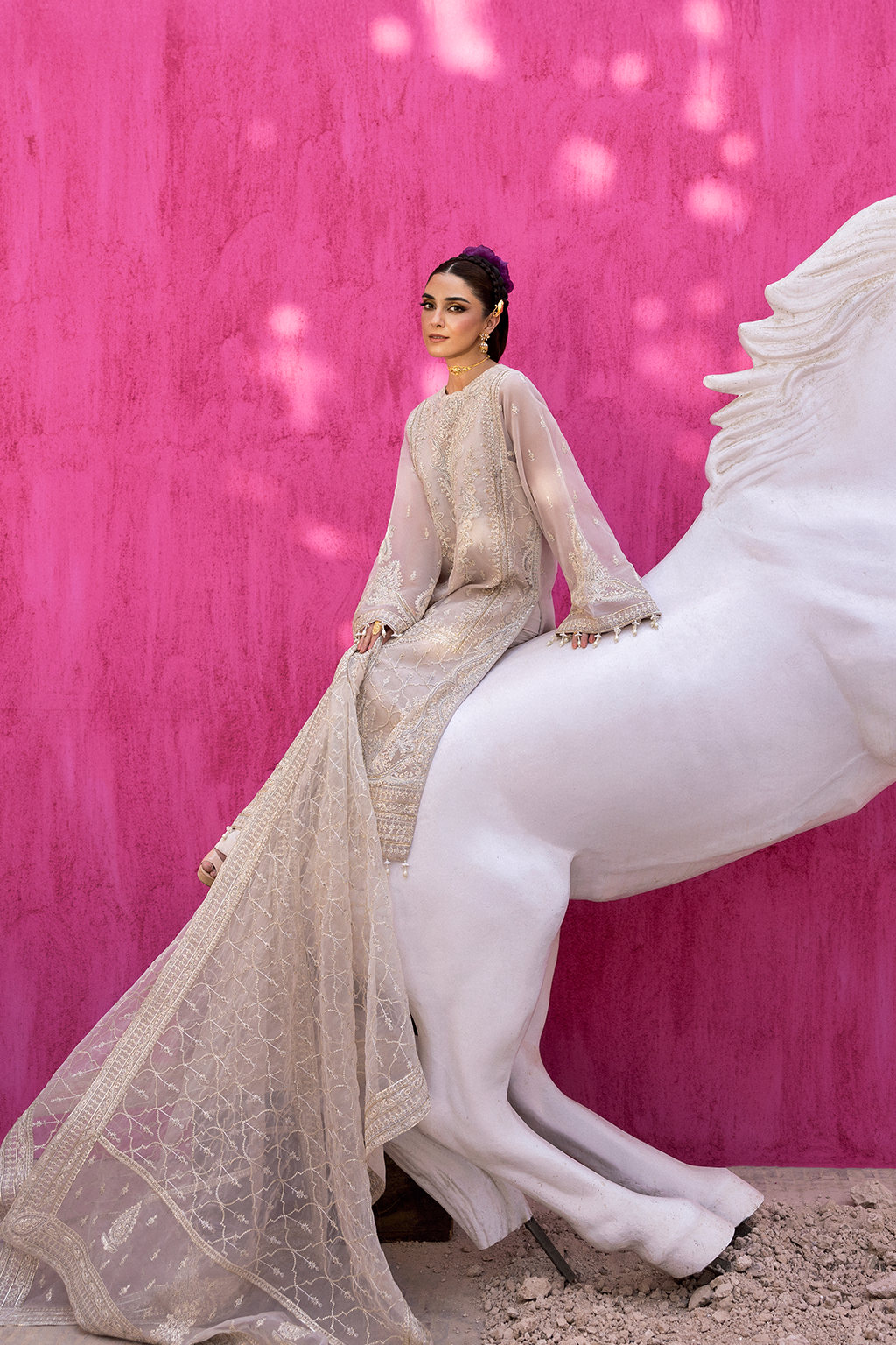 Emaan Adeel I The Empress Wedding Formals I LUMESSE - Official Emaan Adeel stockist in UK - Sakeena London