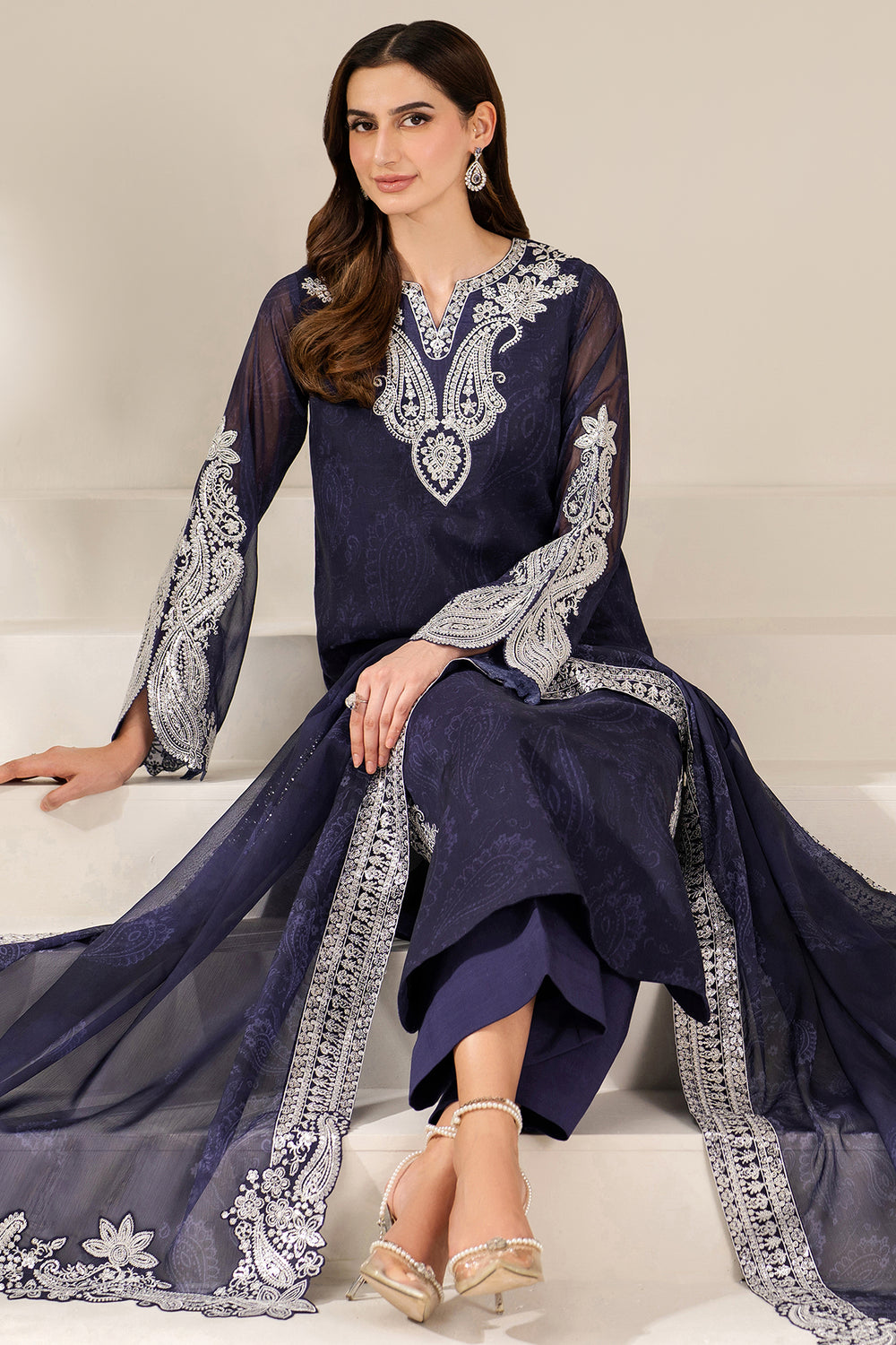 Farasha | Fiorella Formals | Blue Dazzle - Official Farasha stockist in UK - Sakeena London