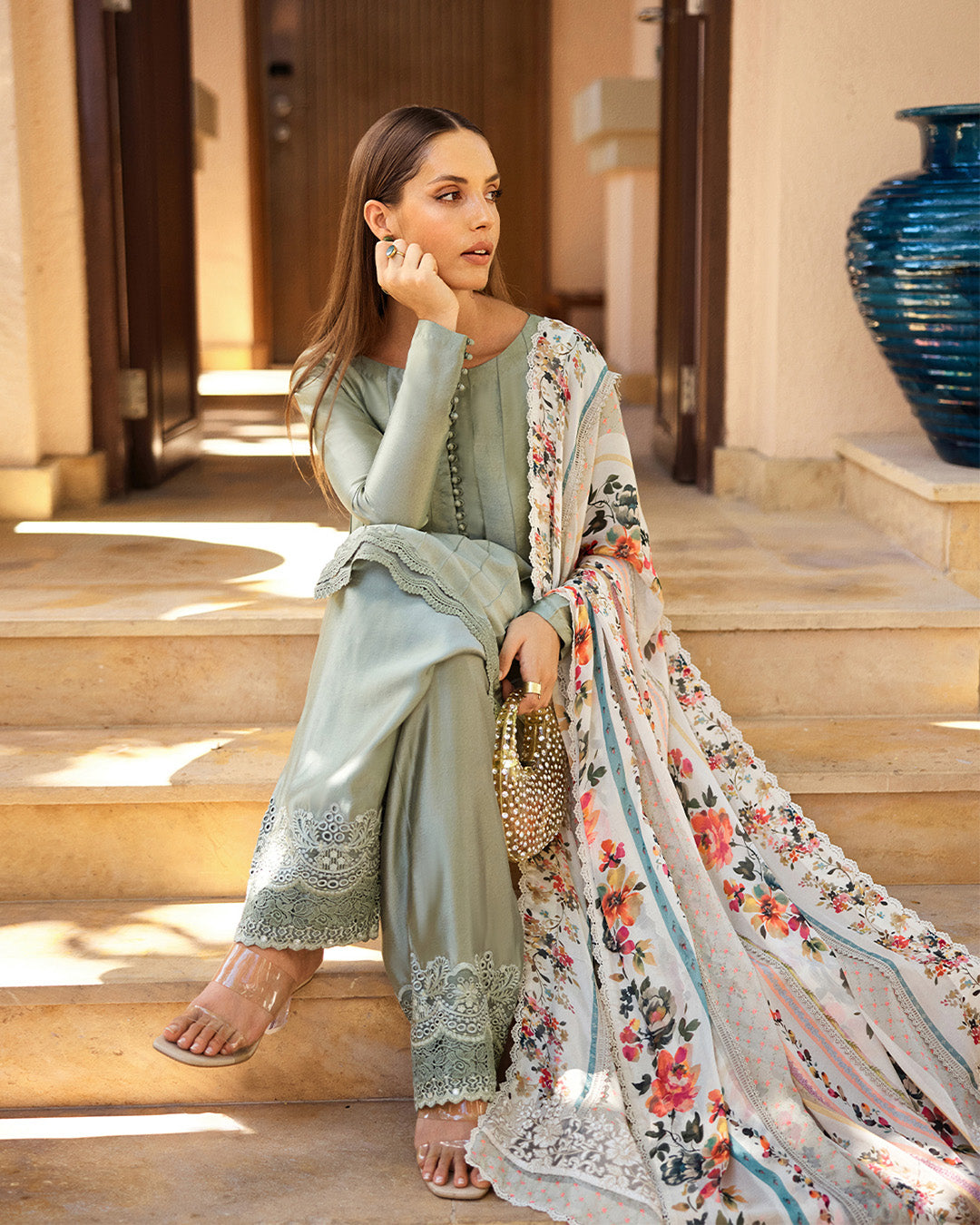 Faiza Saqlain | Carmela Luxury Pret | Arnett - Official Sakeena London stockist in UK - Sakeena London