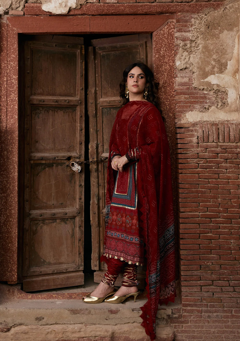 Kahf Premium | Prints Collection 26 | KPS-1A SURKH NOOR