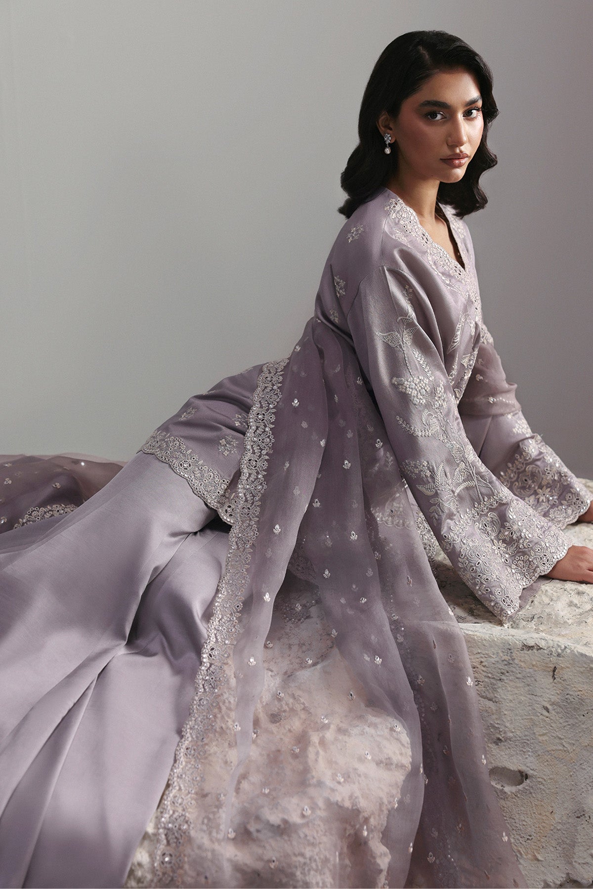 Afrozeh | Slate Ready to Wear | Cressida - Official Afrozeh stockist in UK - Sakeena London