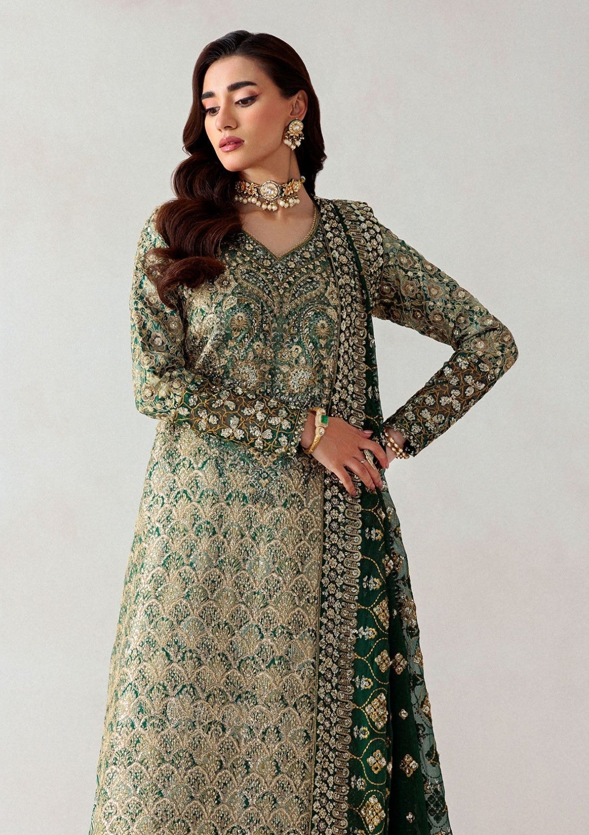 Formals - Aik Atelier - Unstitched 25 - Vol-I - Look#01