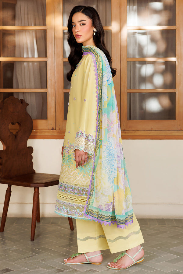 Farasha | Summer Weaves Embroidered Lawn | Daisy Dreams - Official Farasha stockist in UK - Sakeena London