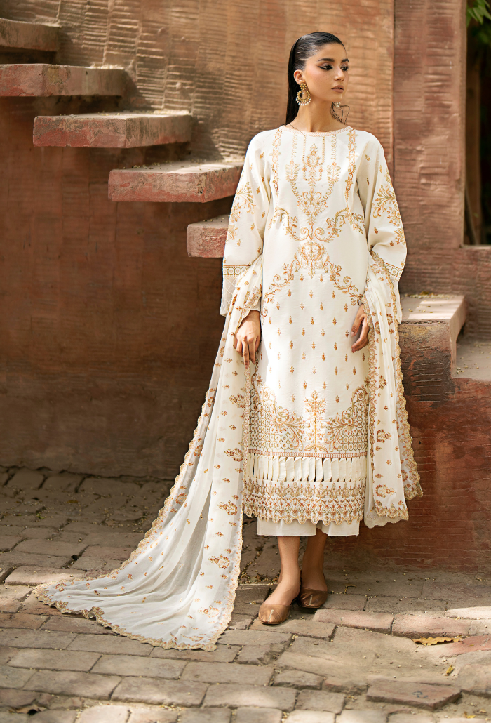 Humdum | Selin Lawn 25 | Selin - D02 - Official Humdum stockist in UK - Sakeena London