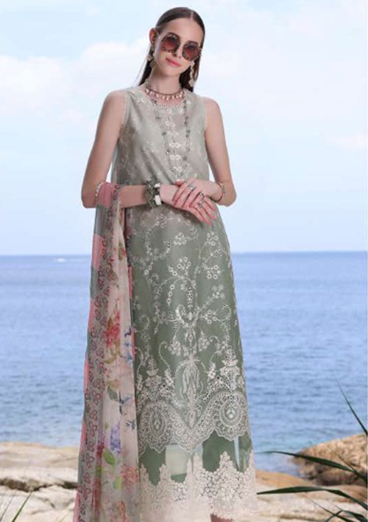 Lawn Collection - Noor - Saadia Asad - Luxe Printkari - NSL24#1-A