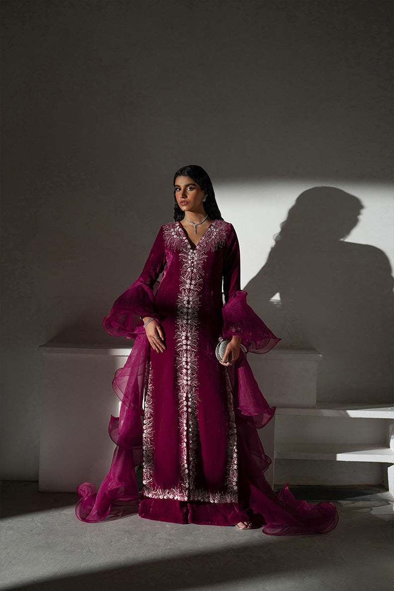 Caia | Luxury Velvet Edit 25 | Fuchsia - Official Caia stockist in UK - Sakeena London