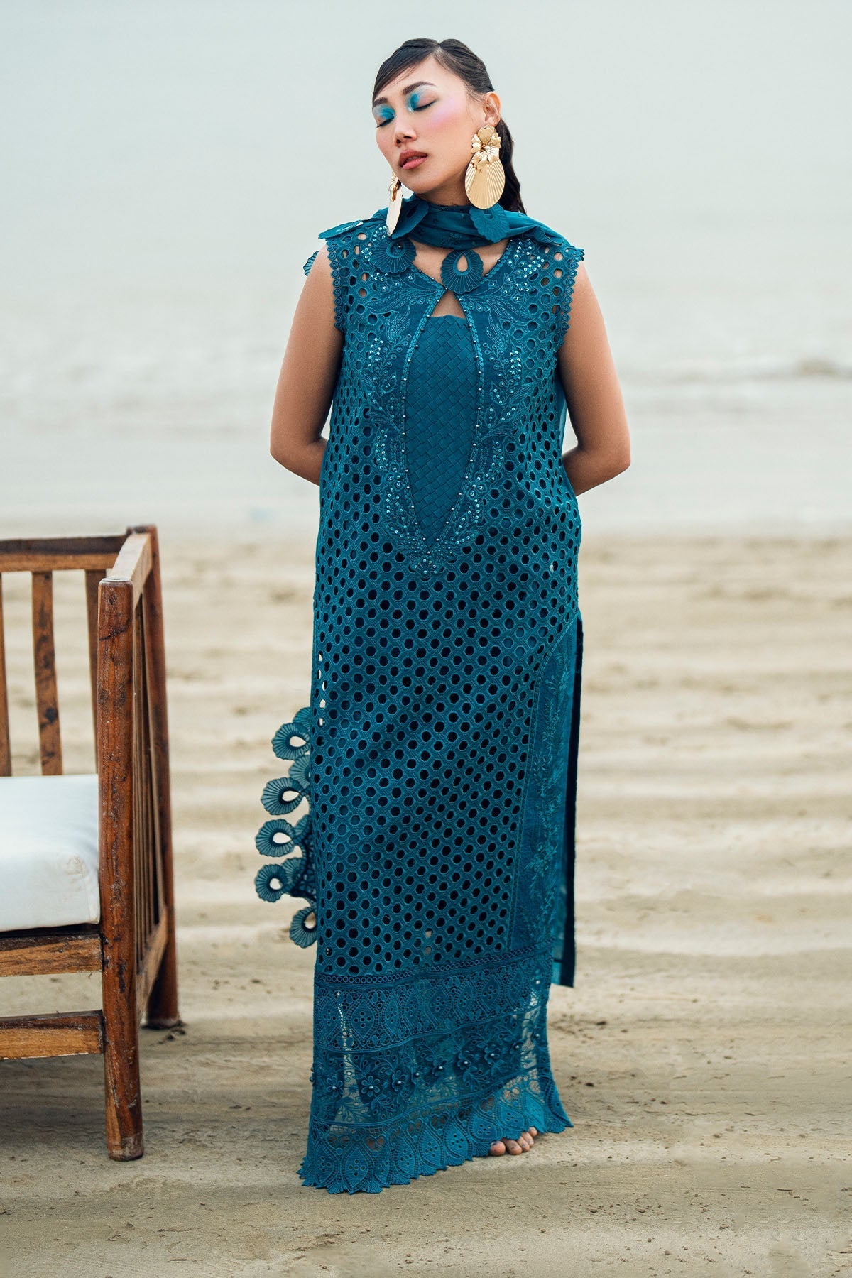 Nureh | Khuwab Luxury Lawn | NE-148 - Official Nureh stockist in UK - Sakeena London