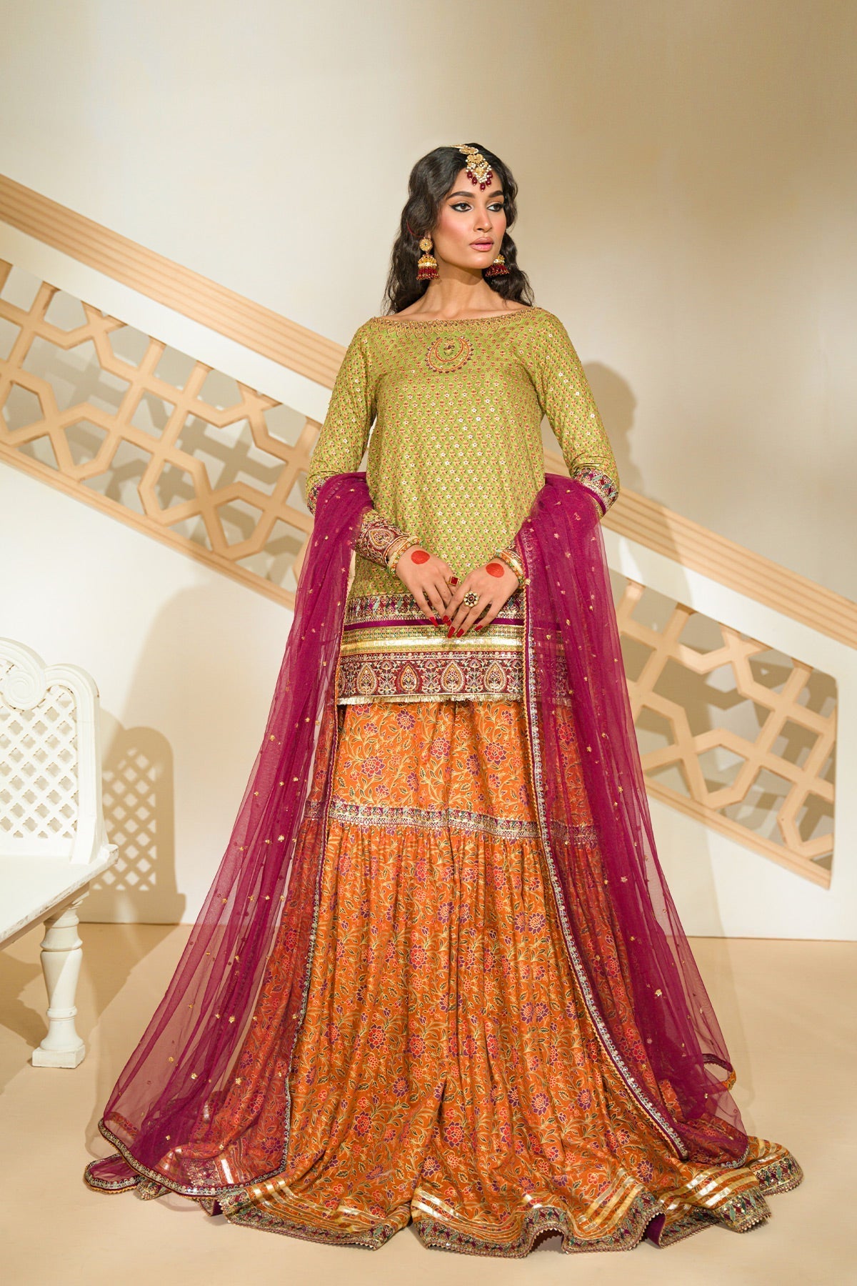 Mina Kashif | Wedding Formals | Gul-e-lala - Official Mina Kashif stockist in UK - Sakeena London