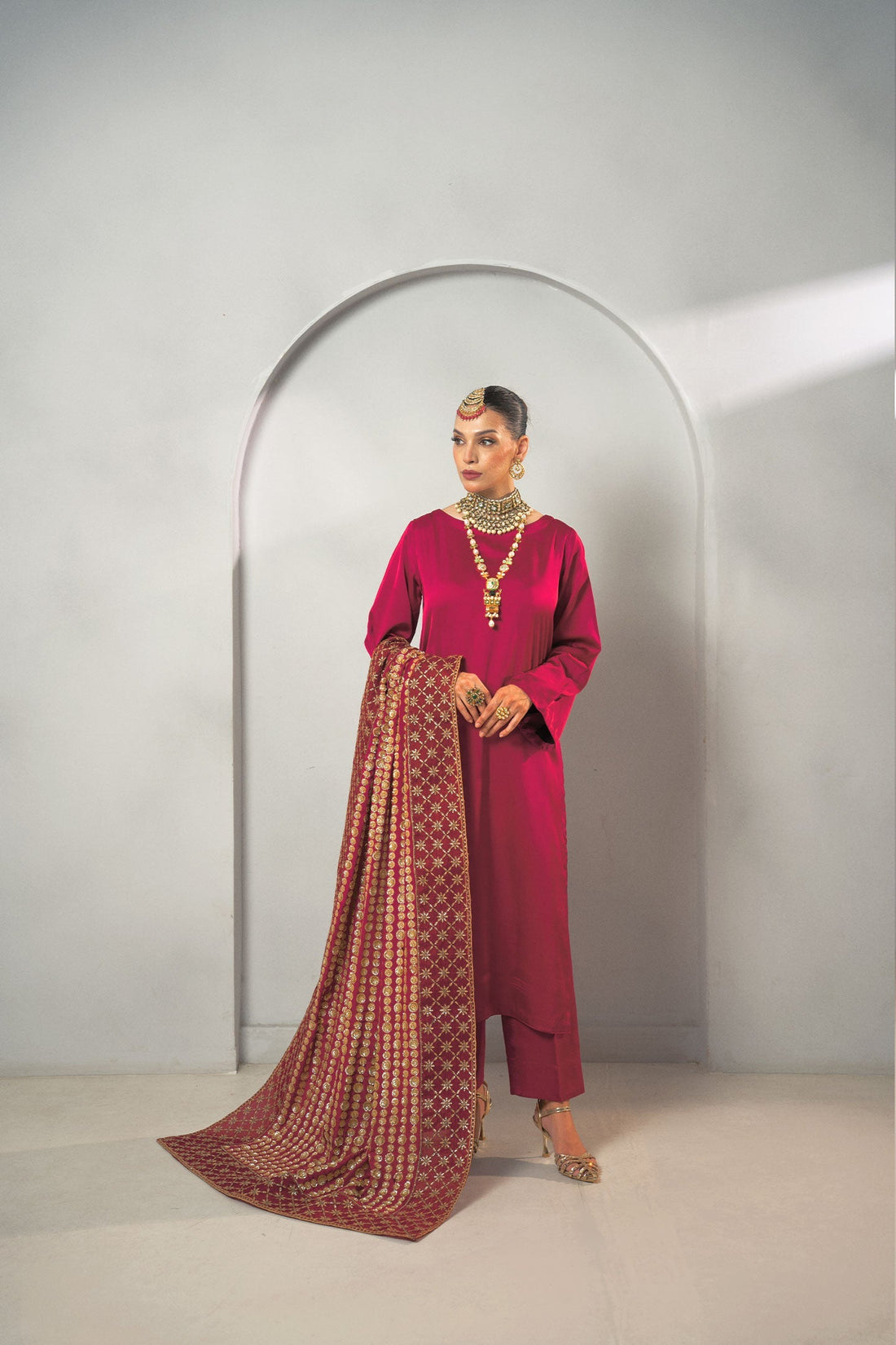 Fozia Khalid | Dilkash Festive Wear 25 | Gulbahar - Official Fozia Khalid stockist in UK - Sakeena London