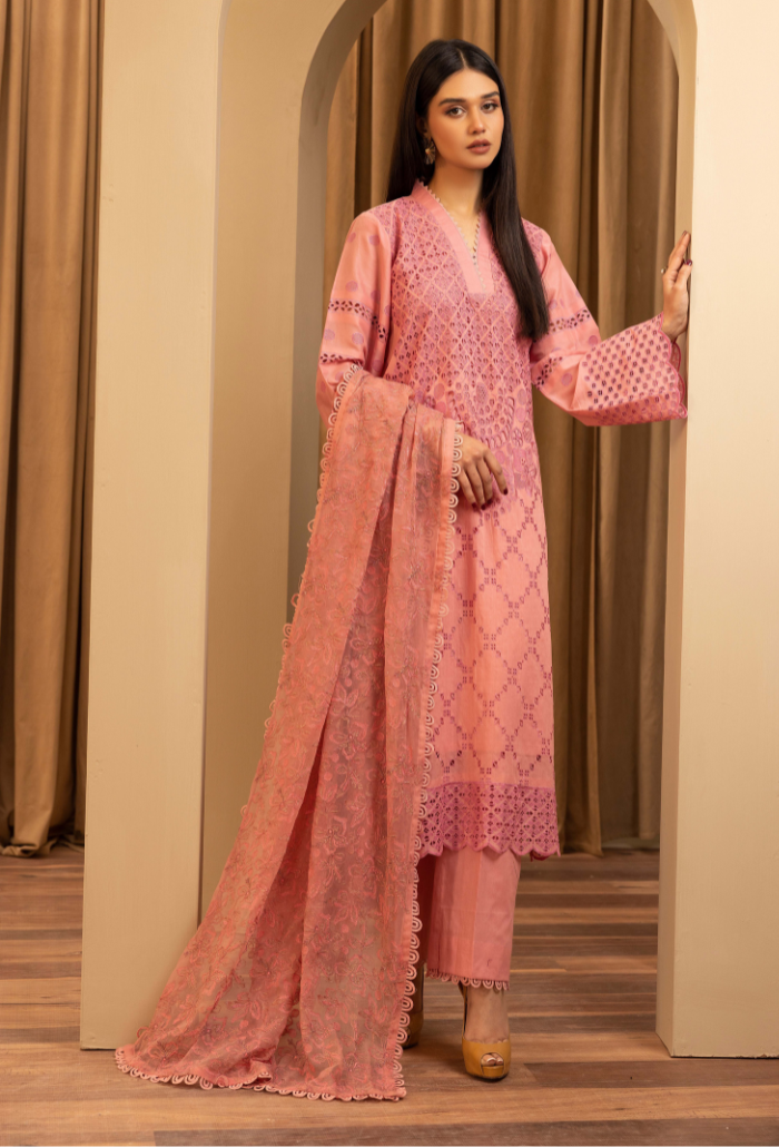 Humdum | Elegant Chikankari 25 | D03 - Official Humdum stockist in UK - Sakeena London