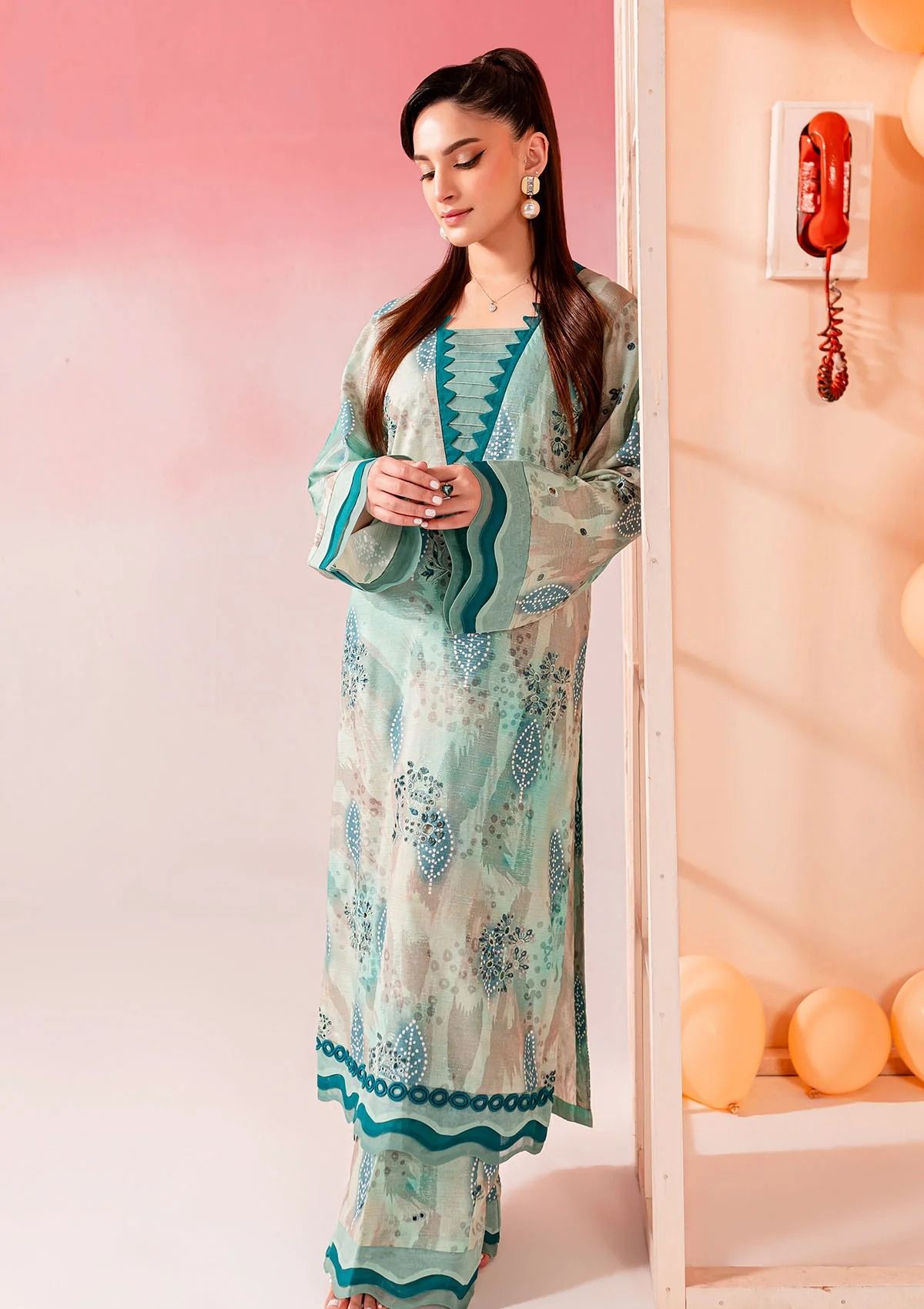 Lawn Collection - Nureh -  Ballerina 24 - NU2#138