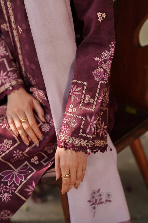 Farasha | Meline Premium Viscose 25 | Mauve Cream - Official Farasha stockist in UK - Sakeena London